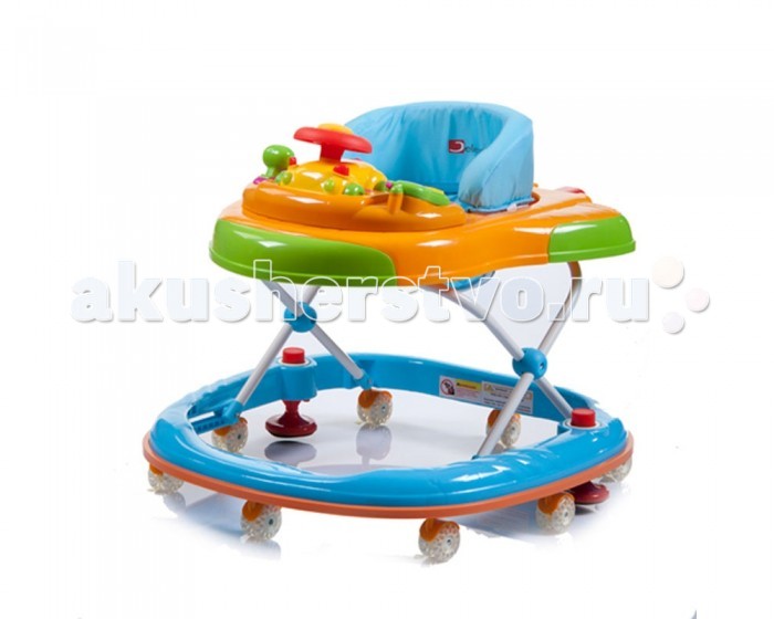 Ходунки Jetem Sky WalkerSky Walker Ходунки Jetem Sky WalkerSky WalkerХодунки регулируются по высоте в 3х положениях Очень легкая рама Широкое основание для максимальной устойчивости Резиновый бампер 8 двойных силиконовых поворотных колес облегчают перемещение и не повреждают напольные покрытия Второй замок-фиксатор от произвольного складывания для дополнительной безопасности Два стопора, позволяют контролировать передвижения ребенка Игровой центр легко снимается, после чего можно пользоваться лотком как столиком Дополнительный съемный музыкальный блок можно использовать как отдельную игрушку-машинку Мягкое сидение из моющегося материала Ходунки компактно складываются гармошкой Эксклюзивный дизайн<br>