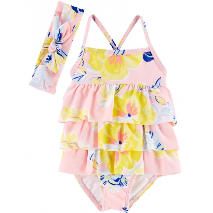 

Carter's Купальник для девочки с оборками, Купальник для девочки с оборками