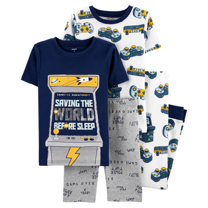 Домашняя одежда Carter's Пижама для мальчика (4 предмета)