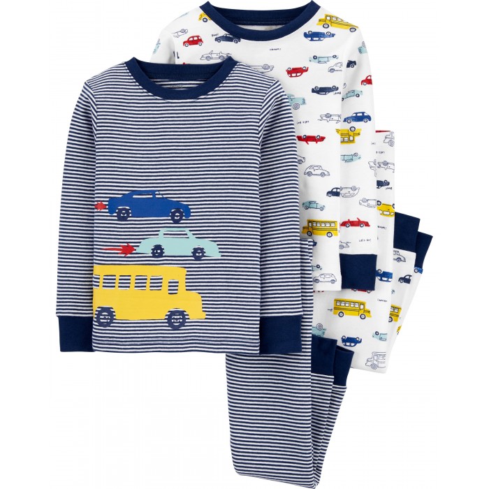 Домашняя одежда Carter's Пижама для мальчика с пожарными машинами 2 шт.