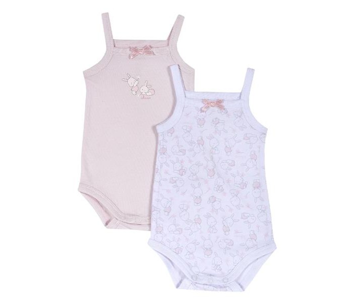 

Chicco Боди для девочек с кроликами 2 шт., Боди для девочек с кроликами 2 шт.