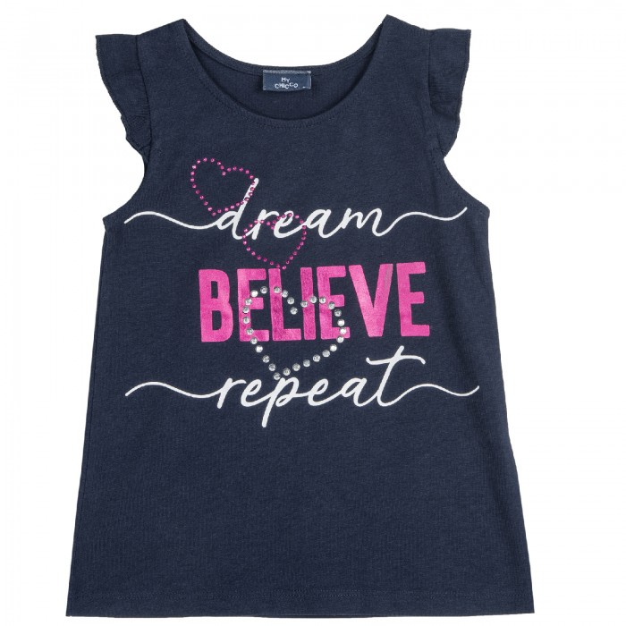 

Chicco Футболка для девочки Believe, Футболка для девочки Believe