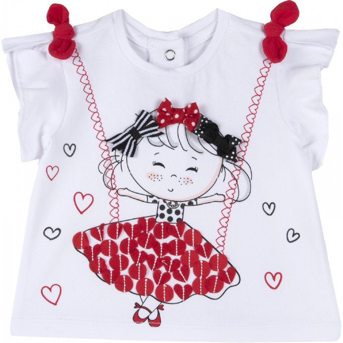 

Chicco Футболка для девочки Девочка, Футболка для девочки Девочка