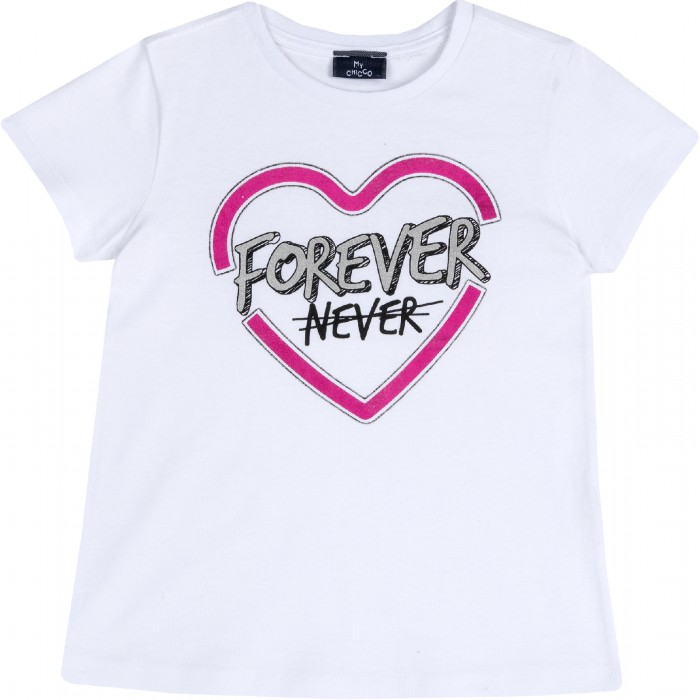 

Chicco Футболка для девочки Forever, Футболка для девочки Forever