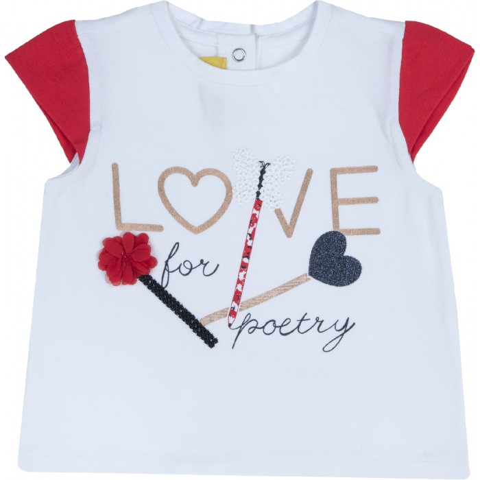 

Chicco Футболка для девочки Love 90672660, Футболка для девочки Love 90672660