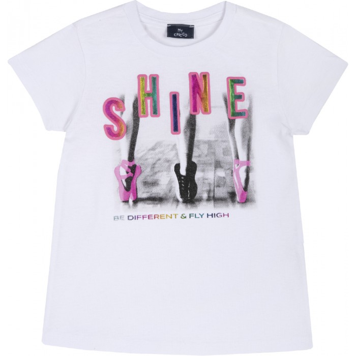 

Chicco Футболка для девочки Shine, Футболка для девочки Shine