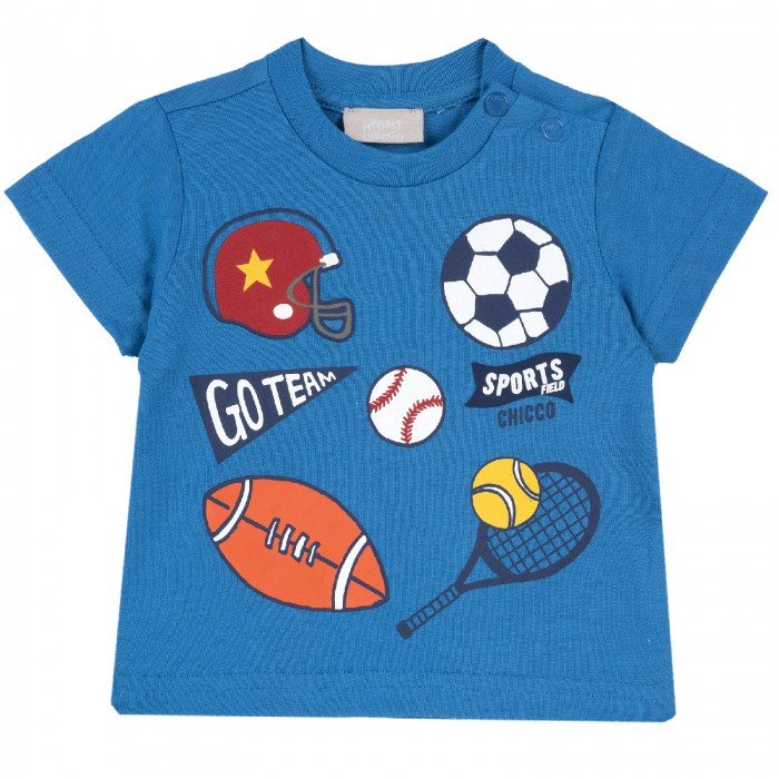 

Chicco Футболка для мальчика Go team, Футболка для мальчика Go team