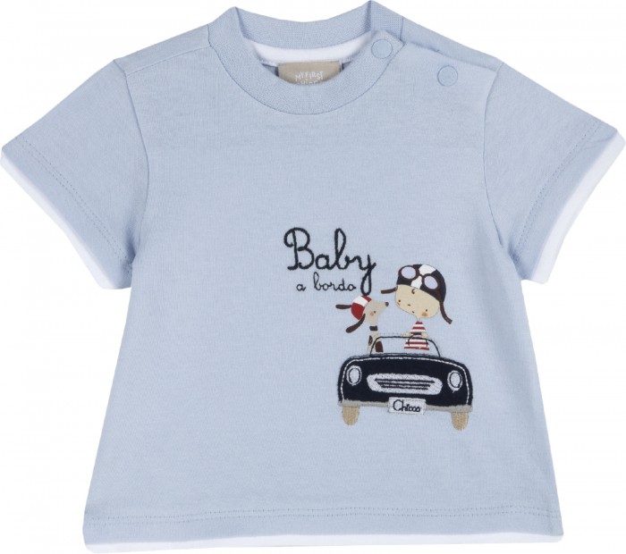 

Chicco Футболка для мальчика Машинка, Футболка для мальчика Машинка