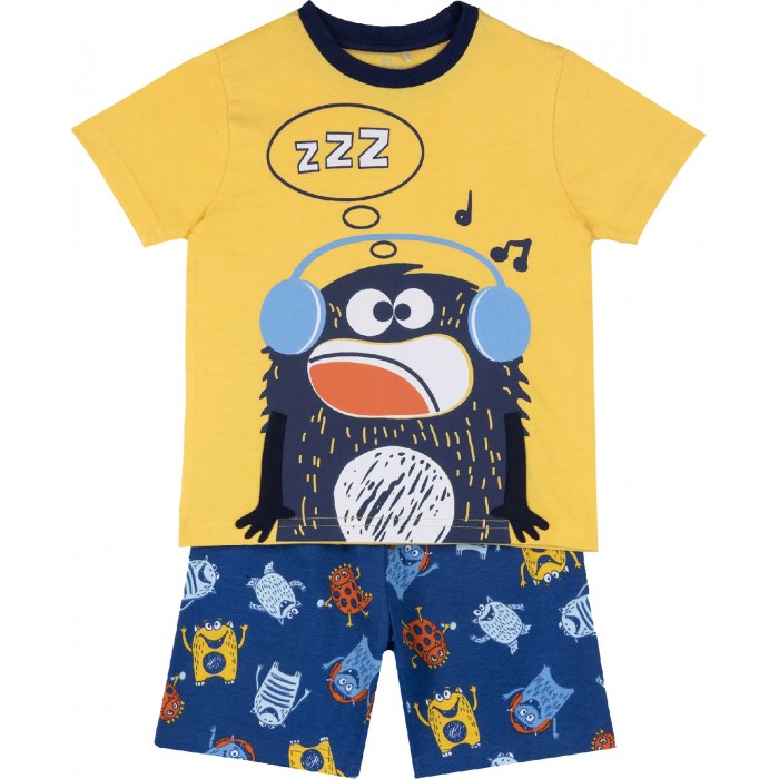

Chicco Пижама для мальчиков (футболка, шорты) Монстрики, Пижама для мальчиков (футболка, шорты) Монстрики