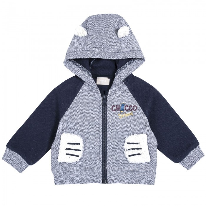 

Chicco Толстовка с ушками для мальчиков, Толстовка с ушками для мальчиков