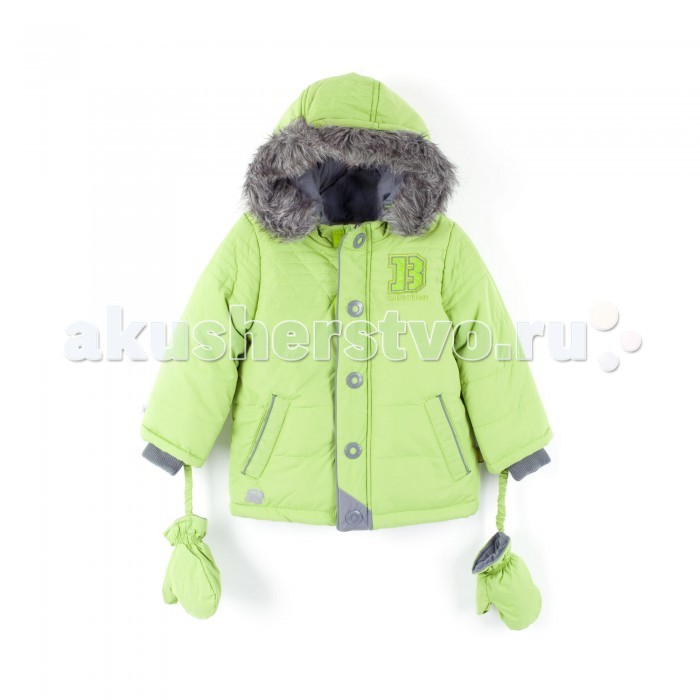 Coccodrillo Куртка BusКуртка Bus Coccodrillo Куртка BusКуртка BusCoccodrillo Куртка Bus с капюшоном и отстегивающимися варежками на резинке, 2 кармана. Застежка на молнию с защитной планкой с декоративными элементами. Капюшон с отделкой искусственным мехом серого цвета. На рукавах манжеты-резинки, на груди небольшая нашивка. Состав: 100% полиэстер Уход за изделием: автомат до 40%.<br>