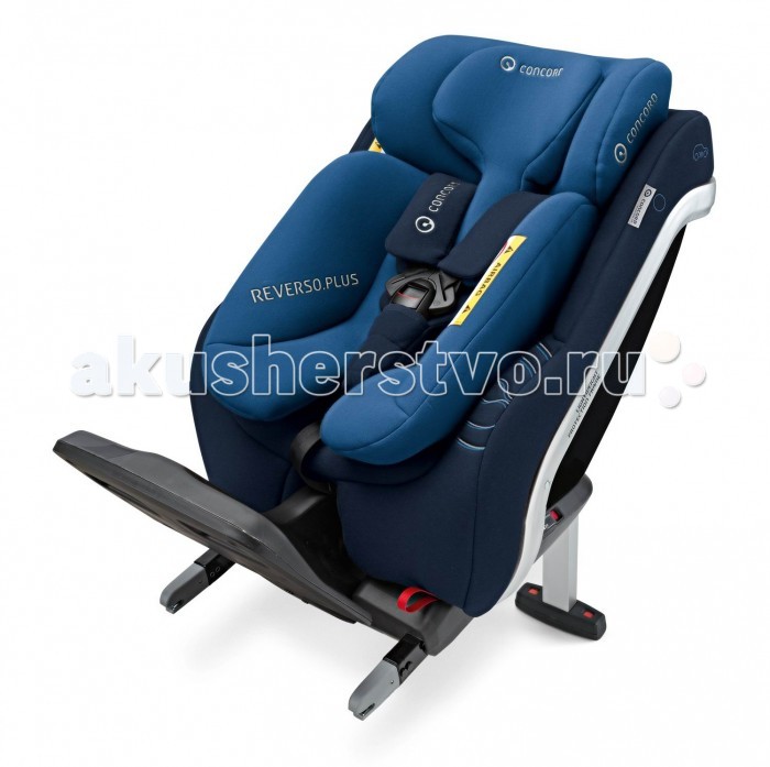 Автокресло Concord Reverso PlusReverso Plus Автокресло Concord Reverso PlusReverso PlusАвтокресло Concord Reverso Plus в отличие от своего предшественника (автокресла Concord Reverso) имеет усовершенствованный, двойной вкладыш для новорожденных эргономичной формы и более удобный в обращении упор в пол. Одно из немногих автокресел, одновременно занявшее первое место по результатам немецких краш-тестов ADAC и более строгого, шведского теста VTI (Plus Test) Автокресло Concord Reverso Plus соответствует новому европейскому стандарту безопасности - I-Size. Уникальность автокресла Reverso заключается в его супер-легком весе и уникальной геометрии аллюминиевой рамы, выполненной в форме самой прочной геометрической фигуры - треугольника. Автокресло устанавливается только против хода движения. Крепится при помощи системы isofix и дополнительного, регулируемого упора в пол (входит в комплект автокресла). Индикаторы isofix сигнализируют о правильном закреплении. Ребенок в кресле пристегивается внутренними 3-точечными ремнями. Особенности: соответствует новому, европейскому стандарту I-Size (R129) высокий уровень безопасности цветовые индикаторы правильной установки для малышей от рождения до достижения ими роста в 105 см два эргономичных вкладыша в комплекте: для новорожденных и для малышей от 3 до 5 месяцев легкий доступ к регулировкам автокресла за счет ручки, доступной обоим родителям предусмотренная конструкцией циркуляция воздуха комфортная обивка кресла выполнена из традиционного для Concord качественного материала для защиты ног предусмотрены специальные подушечки 3-титочечный ремень безопасности с центральной регулировкой рассчитан на весь срок эксплуатации, т.е. до достижения ребенком возраста 4-х лет ремни имеют накладки, которые исключают возможность сползания мягкая вставка в паховой области для комфорта удобный замок из стали уникальная регулируемая подставка для ножек малыша подголовник регулируется по высоте спинка регулируется по наклону<br>