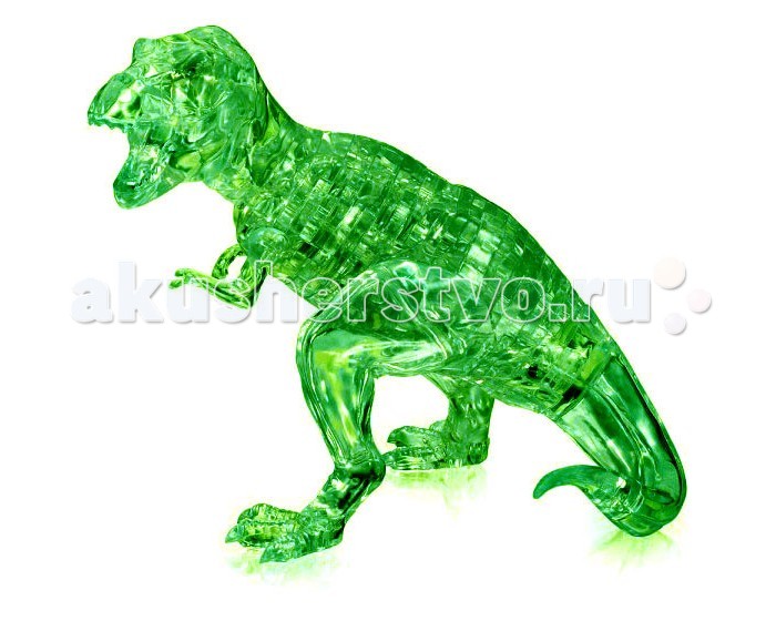 фото Crystal puzzle головоломка динозавр t-rex (49 деталей)