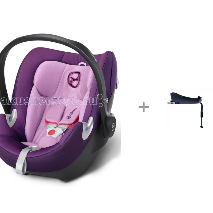 фото Автокресло Cybex Aton Q Grape Juice c базой Aton Q/Cloud Q Base-fix