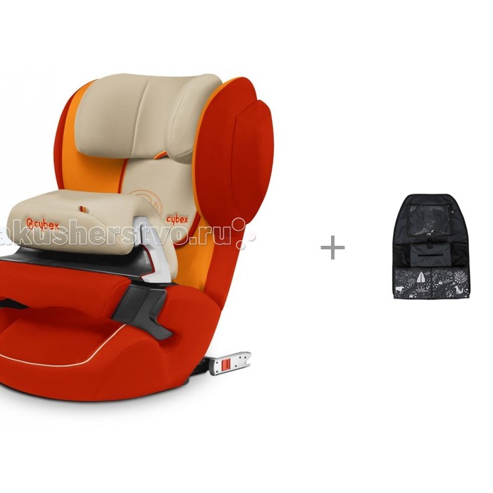 фото Автокресло cybex juno 2-fix и happy baby чехол-органайзер для спинки авто