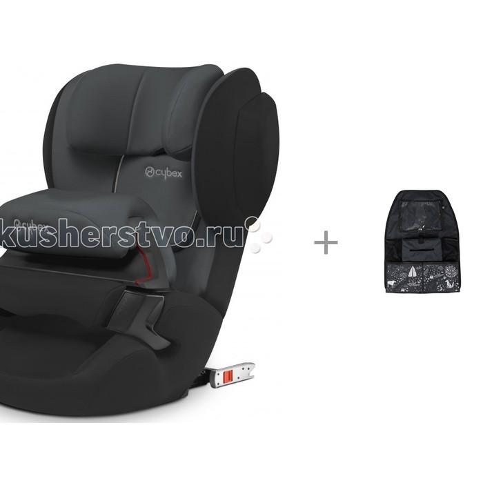 фото Автокресло cybex juno 2-fix и happy baby чехол-органайзер для спинки авто