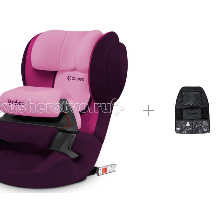 фото Автокресло cybex juno 2-fix и happy baby чехол-органайзер для спинки авто