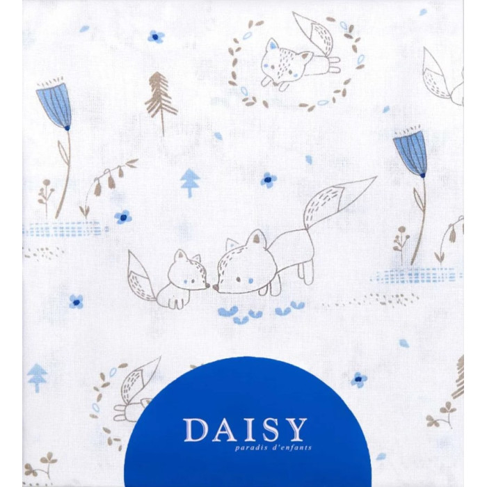 Daisy Простыня на резинке Лисички 60х120 см