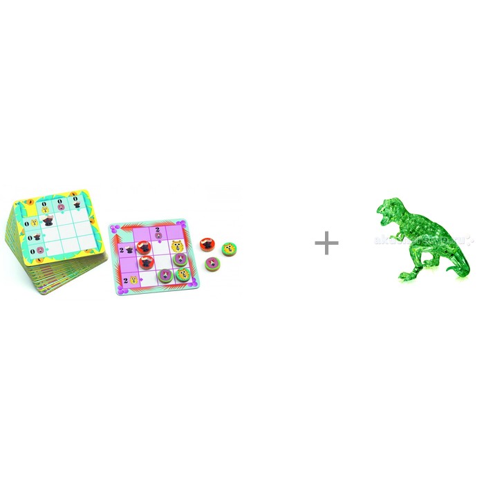 

Djeco Игра настольная Джунгли и Головоломка Crystal Puzzle Динозавр T-Rex, Игра настольная Джунгли и Головоломка Crystal Puzzle Динозавр T-Rex