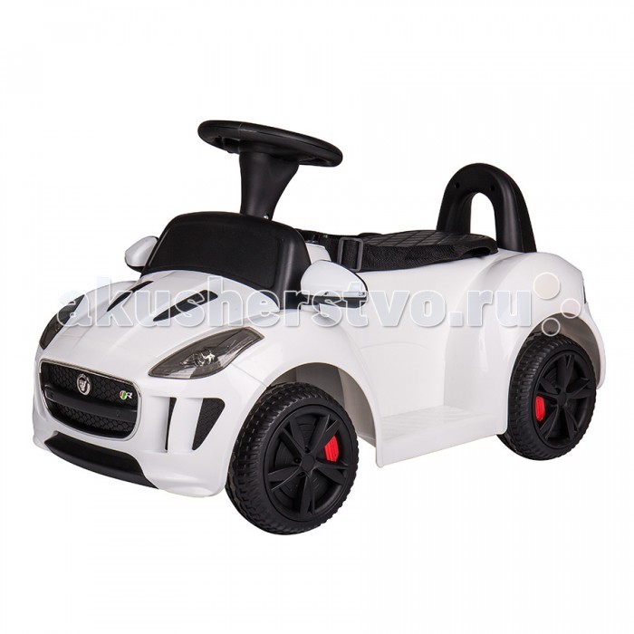 Электромобиль Dongma Jaguar F-TypeJaguar F-Type Электромобиль Dongma Jaguar F-TypeJaguar F-TypeDongma Электромобиль Jaguar F-Type— электроминикар, оснащенный всем необходимым, чтобы малыш почувствовал себя настоящим водителем. Несколько скоростей, ремень безопасности, звуковые эффекты, светодиодные огни — автомобиль несомненно порадует маленького Шумахера и не даст ему заскучать. Особенности: Изготовлен из высококачественного ударопрочного пластика Колеса из пластика Одно посадочное место Ремень безопасности Запуск двигателя кнопкой Амортизаторы на задней оси Светодиодные передние фары Несколько скоростей: 3 — вперед, 1 назад (максимальная — 3 км/ч) Звуковые эффекты Разъем и провод для МР3-устройств: можно слушать музыку Пульт дистанционного управления типа Bluetooth Источник питания — батарея напряжением 6V (работает 70-80 минут) Источник питания для пульта — 2 батарейки типа ААА Максимальный вес ребенка: 30 кг<br>