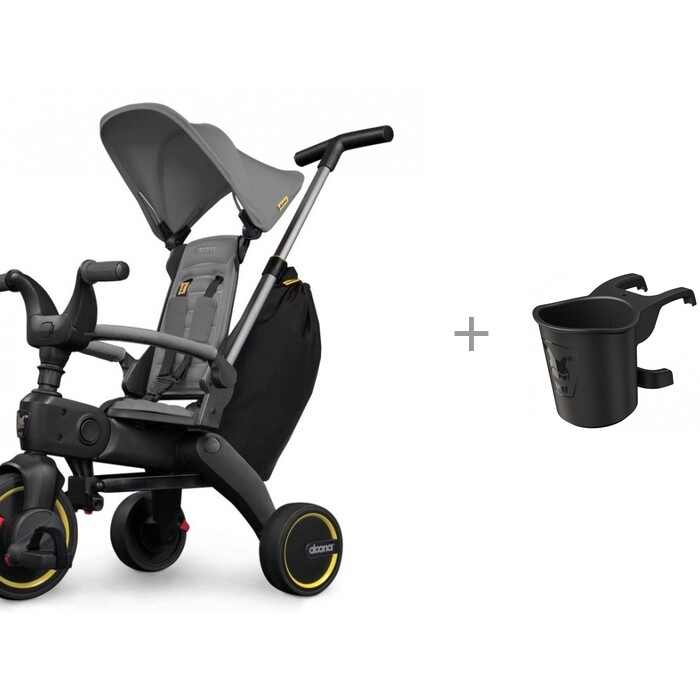 

Велосипед трехколесный Doona складной Liki Trike S3 и подстаканник Liki Cup Holder Doona, складной Liki Trike S3 и подстаканник Liki Cup Holder Doona