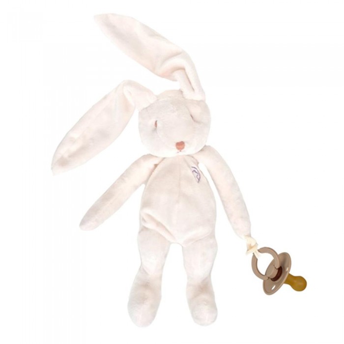фото Комфортер drema babydou игрушка с держателем для соски зайчик