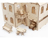  Eco Wood Art Сборная модель 3D Ewa Кукольный дом с лифтом - Eco Wood Art Сборная модель 3D Ewa Кукольный дом с лифтом