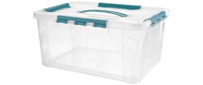 Хозяйственные товары Эконова Ящик универсальный с замками и ручкой Grand Box 4.2 л хозяйственные товары эконова ящик универсальный с крышкой deluxe 4 6 л