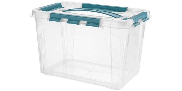 Хозяйственные товары Эконова Ящик универсальный с замками и ручкой Grand Box 6.65 л хозяйственные товары эконова ящик универсальный с крышкой deluxe 4 6 л