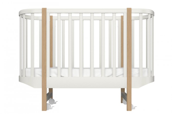Детская кроватка Ellipse Classic бук 125х70