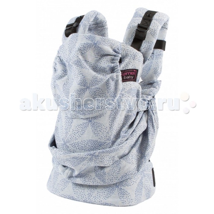 Рюкзак-кенгуру Emeibaby SoBaaliSoBaali Рюкзак-кенгуру Emeibaby SoBaaliSoBaaliEmeibaby Слинг-рюкзак SoBaali Emeibaby является гибридом слинга и эргономичного рюкзака. Он объединяет в себе преимущества слинга с простотой использования рюкзака. Emeibaby придуман мамой, которая оценив преимущества слинга, не хотела отказываться от него со своей маленькой дочкой, но, в то же время, хотела упростить процесс использования. Она много экспериментировала. И, наконец, придумала альтернативу - emeibaby – слинг для малыша и рюкзак для родителя. И никаких намоток и узлов! Рюкзак пропорционально распределяет нагрузку для родителя за счет широких набивных лямок и поясного ремня. Поясной ремень широкий и удобный. Носить малыша комфортно не только на бедрах, но и на талии и выше. Этот эрго-рюкзак идеально подходит малышам вне зависимости от его роста и размера! Ткань слинга оптимально регулируется таким образом, что края всегда находятся под коленками малыша!! Слинговая часть emeibaby обеспечивает равномерное натяжение по спинке и правильное разведение ножек. Cлинг двойного шарфового плетения Girasol (Германия) надежно фиксирует регулировку при помощи колец. В верхней «рюкзачной» части изделия спрятан подголовник, который можно использовать как валик под голову, для не подросшего малыша. Подголовник несъемный и предназначен для фиксации головы ребенка во время сна. Лямки рюкзака широкие, средней плотности. Предназначены только для параллельного ношения. Лямки регулируются в двух направлениях: снизу и сверху лямки. Особенности: Emeibaby подходит для малышей от полутора – 2 мес и до 3 лет. Длина поясного ремня регулируется от примерно от 60 см (XXS) до 150 см (XXL) Шарфовая ткань: Girasol (Германия). !Важно отметить, что производитель Emeibaby рекомендует данное изделие даже для крох, весом 2,5 кг. Но так как эрго-рюкзак не регулируется по высоте, то спинка изделия может оказаться слишком высокой для не подросшего ребенка. Верхний край должен быть не выше середины затылка, это обеспечивает безопасное ношение и контроль дыхания ребенка в переноске.<br>