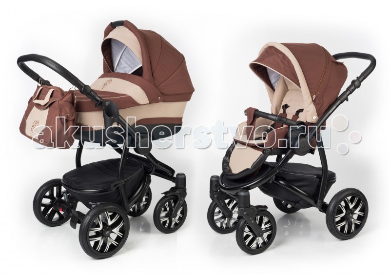 Коляска Esspero Discovery 2 в 1 шасси BlackDiscovery 2 в 1 шасси Black Коляска Esspero Discovery 2 в 1 шасси BlackDiscovery 2 в 1 шасси BlackКоляска 2 в 1 Esspero на шасси Discovery состоит из высокотехнологичного шасси, функционального прогулочного блока и люльки для новорожденных. Это настоящий внедорожник среди колясок! Усиленная рама, повышенная проходимость, глубокий узор протектора колес, эргономичность, удобство и комфорт – вот далеко не полный список преимуществ этой коляски! Она будет с радостью помогать Вам совершать прогулки с Вашим ребенком от самого момента его рождения и до 3 лет. Коляска не боится сложностей на дорогах, так как оснащена очень хорошей пружинной подвеской, а переход на иной тип дороги останется для Вас не сильно заметным благодаря наличию резиновых надувных колес. В набор, для удобства мамочки, входит вместительная и стильная сумочка. Все прогулочные блоки и люльки выполнены в пяти типах тканей с использованием разнообразных расцветок. Все ткани обработаны специальным водоотталкивающим составом. Первый тип Sirena (Bourduex, Beige Brown, Brown Beige, Navy Grey, Grey, Red Grey, Khakki Beige, Iris) состоит из качественных тканей без использования какого-либо дизайнерского оформления, т.е. они имеют гладкую структуру. Второй тип Люкс (Khakki Lux, Grey Lux, Navy Lux, Red Lux, Brown Lux), добавляет к оформлению вставки из качественной эко-кожи. В типе Жаккард (Coffee, Dark Grey, Cream, Luna, White, Grey Leves) используется крупноузорчатая ткань, сложного или простого переплетения. Следующий тип элитного оформления составляют ткани типа Карбон (LightChek, GreyCarbon, Chek, Carbon, MarCatbon), которые по своей структуре напоминают знаменитое углеводородное волокно. И завершает ассортимент абсолютный лидер рынка - тип Деним (Lena, Denim), повторяющий свойства прочной и надежной джинсовой ткани. Рама: Поворотная рама Прочная каучуковая покрышка Все колеса съемные Возможность снятия колеса как с осью, так и без нее Семь положений регулировки ручки по высоте Все кнопки легко нажимаются благодаря мягкой внешней пружине и расположены снаружи каркаса Фиксация люльки и прогулочного блока – easy-fix Предусмотрено специальное крепление для сумки Люлька: Увеличенные борта по высоте обеспечивают безопасность малыша во время прогулок Увеличена длина и ширина люльки Предусмотрена функция колыбели Матрасик и внутренняя вкладка выполнены из экологически чистых материалов, съемные, отлично стираются в режиме деликатной стирки Внутренняя отделка выполнена из высококачественного хлопка Регулировка подголовника по высоте Прогулочный блок: Мягкие плечевые накладки Дополнительная мягкая паховая перемычка крепится к бамперу Бампер декорирован экокожей 6 положений регулировки глубины капюшона Функция увлечения капюшона 4 положения спинки регулируются рычагом-фиксатором спальное место раскладывается до 170 градусов Сумка для мамы: Утепленная Три наружных кармана Две ручки + плечевая регулируемая ручка Декорирована светоотражателями и вышивкой с логотипом Esspero<br>