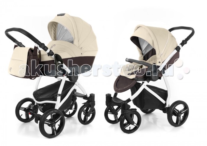 Коляска Esspero Grand Newborn Lux 2 в 1 шасси White