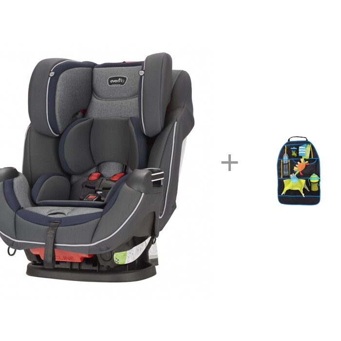 Автокресло Evenflo Symphony e3 65 DLX b защитный коврик на спинку сидений Munchkin Brica