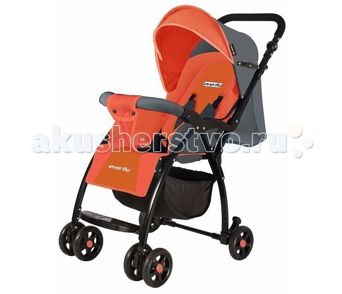 Прогулочная коляска Everflo E-219E-219 Прогулочная коляска Everflo E-219E-219Прогулочная коляска Everflo E-219 это комфортная, просторная и маневренная помощница для молодых родителей. Новинка 2017 года имеет главную особенность - маленький вес, который позволяет без труда переносить ее в руках. Особенности: эффектная расцветка и стильный дизайн рама сделана из алюминия, что обуславливает небольшой вес передние колеса спарены. Они легко поворачиваются вокруг своей оси на задних колесах установлен стояночный тормоз компактно складывается книжкой вместительная корзина для вещей высоту родительской ручки можно регулировать спинку можно опускать в горизонтальное положение, чтобы увеличить длину спального места, поднимите подножку пятиточечные ремни безопасности с мягкими накладками съемный бампер безопасности большой капюшон опускается до бампера. В капюшоне имеется карман и смотровое окошко теплый чехол на ножки согреет в непогоду. Размеры и вес: возраст детей: 6-36 месяцев максимальный вес ребенка: 20 кг ширина сиденья: 25 см глубина сиденья: 30 см длина спального места: 82 см размер коляски в разложенном виде: 51 х 95 х 77 см размер коляски в сложенном виде: 51 х 26 х 94 см<br>