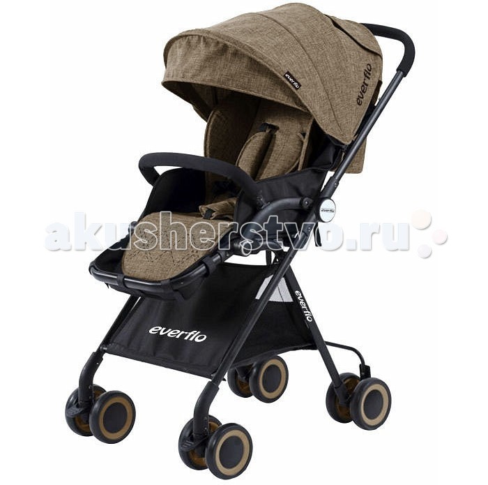 Прогулочная коляска Everflo E-505E-505 Прогулочная коляска Everflo E-505E-505Прогулочная коляска Everflo E-505 удивит вас новыми технологиями, ярким дизайном и отличным качеством материалов. С таким транспортом комфортно даже в плохую погоду. Особенности: современный, элегантный дизайн практичная и насыщенная расцветка материал износостойкий, легко чистится высокая посадка не позволит малышу наглотаться пыли алюминиевая рама обеспечивает небольшой вес удобная система складывания - книжка сплошная родительская ручка, которую можно толкать одной рукой все колеса спарены, что придает устойчивости конструкции передние колеса могут поворачиваться на 360 градусов, а также фиксироваться в положении прямо на задних колесах установлен стояночный тормоз корзина для багажа расположена под сиденьем теплая накидка на ножки крепится на кнопки угол наклона спинки регулируется ремнем. Ее можно опустить в горизонтальное положение поднимите подножку, чтобы увеличить длину спального места на пятиточечных ремнях безопасности есть мягкие накладки бампер с мягким чехлом глубокий капюшон с карманом и окошком Размеры и вес: возраст детей: 6-36 месяцев максимальный вес ребенка: 20 кг ширина сиденья: 30 см глубина сиденья: 20 см длина спального места: 78 см диаметр колес: 15 см комплектация: корзина для покупок игрушек, накидка на ножки размер коляски в собранном виде: 47 х 104 х 80 см размер коляски в сложенном виде: 47 х 35 х 82 см вес нетто: 6.4 кг расстояние от земли до сиденья: 53 см<br>