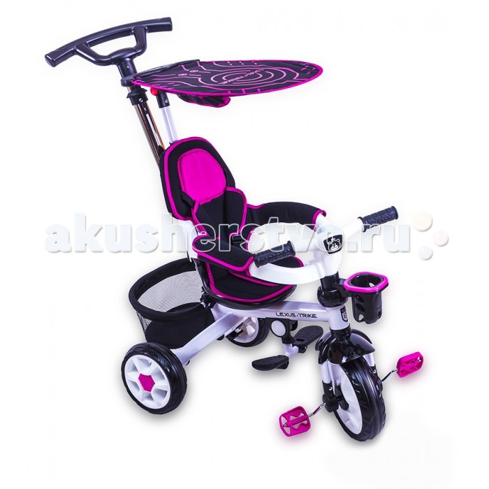 Велосипед трехколесный Family LXS-Trike DT129LXS-Trike DT129 Велосипед трехколесный Family LXS-Trike DT129LXS-Trike DT129Велосипед трехколесный LXS-Trike DT129 - это яркий, стильный и абсолютно надежный трехколесный велосипед из прочного пластика и металла. Превосходная модель для прогулок с малышом. Велосипед рассчитан для детей от 1 до 4 лет Допустимый вес до 25 кг. Ручка-толкатель - телескопическая, с функцией регулировки высоты Сидение регулируется по горизонтали в трех положениях и имеет удобный съемный чехол, который надежно крепится к сиденью липучками Ремни безопасности – трехточечные Бампер расположен на уровне груди ребенка для его большей защиты Колёса из вспененной резины гарантируют устойчивость к стиранию, обеспечивают бесшумное катание Велосипед оснащен удобной складной подножкой Багажная сумка - сетка К корпусу руля крепится пластиковая подставка для бутылочки Козырек. Велосипед оснащен защитным козырьком. Козырек поднимается и опускается. Усовершенствованный, облегченный тип сборки по системе “до щелчка”. Инструменты не нужны! Велосипед сохранил и улучшил основные преимущества прошлых моделей.<br>