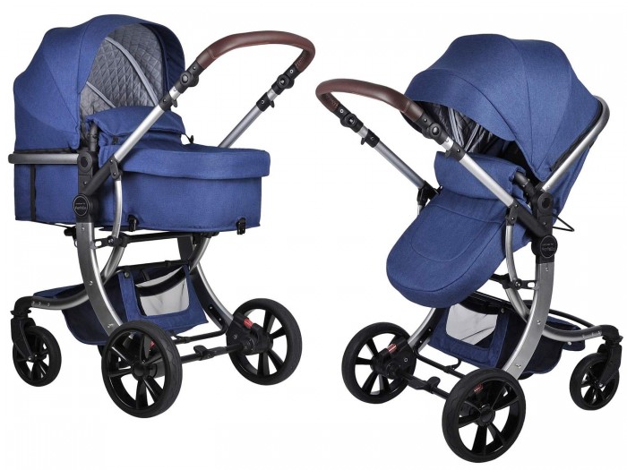 Коляска-трансформер Farfello Aimile Original рама Silver