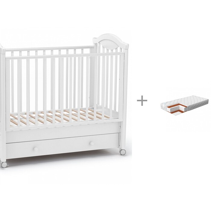 

Детская кроватка Nuovita Lusso swing маятник продольный и Матрас Duro 120х60х13 см, Lusso swing маятник продольный и Матрас Duro 120х60х13 см