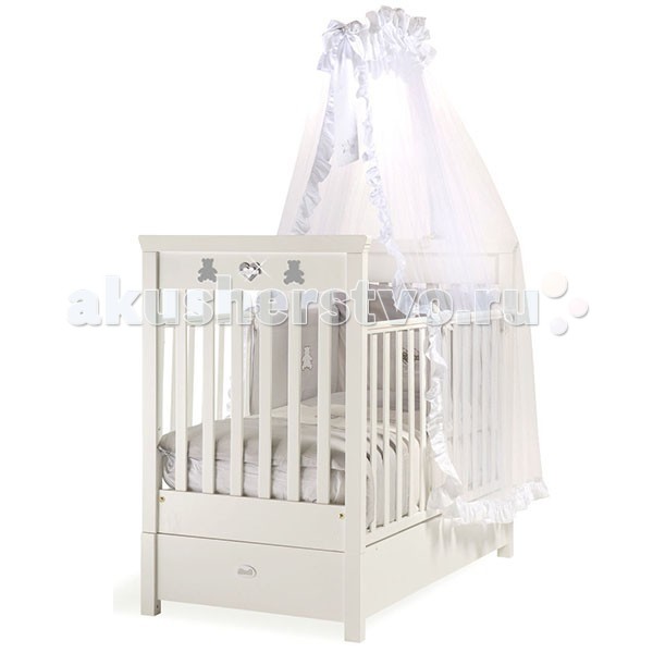 Детская кроватка Feretti FMS Elite продольный маятник