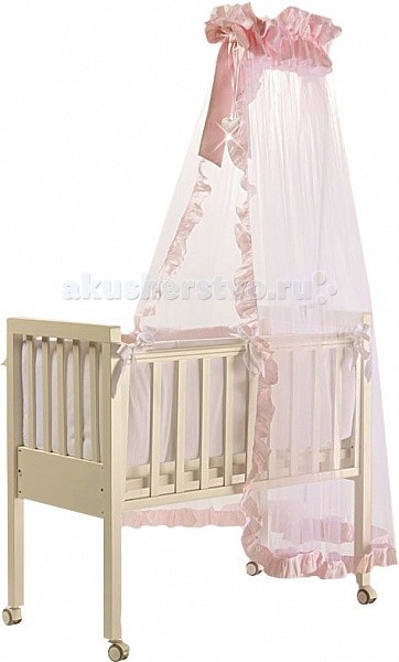 Колыбель Feretti Culla MammaCulla Mamma Колыбель Feretti Culla MammaCulla MammaКолыбель Feretti Culla Mamma Красивый и оригинальный дизайн порадует Вас и вашего малыша. Классический дизайн и строгие формы, подчеркнутые безупречной сдержанностью, помогает сохранить близость маминого тепла, ее неповторимый аромат и ее чудесную незаменимую любовь. Особенности: натуральный массив бука все лаки и краски – на водной основе, абсолютно гипоаллергенны и нетоксичны подходит детям от самого рождения до 9 месяцев оригинальный дизайн прочная устойчивая конструкция соответствует всем европейским стандартам безопасности и не имеет острых углов или деталей съемный бортик регулируется по высоте и крепится к родительскому ложе силиконовые накладки на боковых стенках безопасное расстояние между планками 4.5 - 6.5 см ортопедическое основание под матрас легко двигающиеся колеса с тормозами идеально вписывается в интерьер современной детской комнаты Размер спального места: 90х40 см.<br>