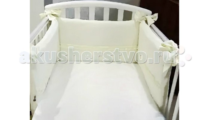 фото Бортик в кроватку Feretti с рюшей