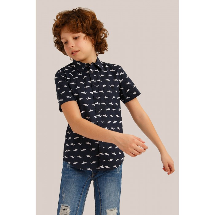 

Finn Flare Kids Рубашка для мальчика KS19-81030, Рубашка для мальчика KS19-81030
