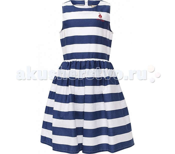 Finn Flare Kids Платье KS17-71027Платье KS17-71027 Finn Flare Kids Платье KS17-71027Платье KS17-71027Finn Flare Kids Платье KS17-71027 В гардеробе юной леди неизменной составляющей является платье. Легкое и красивое платье для девочки Finn Flare Kids станет отличным дополнением к гардеробу маленькой модницы. Изготовленное из высококачественного хлопка, оно мягкое и приятное на ощупь, не сковывает движения и хорошо пропускает воздух. Платье для девочки прилегающего покроя расширенного к низу, с принтом в полоску. В таком платье маленькая принцесса всегда будет в центре внимания! - Фактура материала: Текстильный - Вид застежки: Молния - Длина рукава: Без рукавов - Тип карманов: Без карманов Состав: - Основной материал: 100% хлопок - Подкладка: 65% полиэстер, 35% хлопок Уход: Машинная стирка в щадящем режиме при максимальной температуре 30°C. Финский бренд Finn Flare предлагает широкий ассортимент качественной продукции. Модные брендовые вещи являются уникальным предложением для тех, кто предпочитает комфорт и обладает хорошим вкусом. Финская компания уже более полувека создает оригинальные и стильные линейки одежды, обуви и аксессуаров.<br>