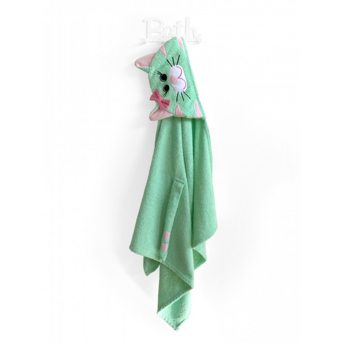 Полотенца Fluffy Bunny Полотенце с капюшоном Кошка, Полотенца - артикул:530726 Полотенца Fluffy Bunny Полотенце с капюшоном Кошка, Полотенца - артикул:530726