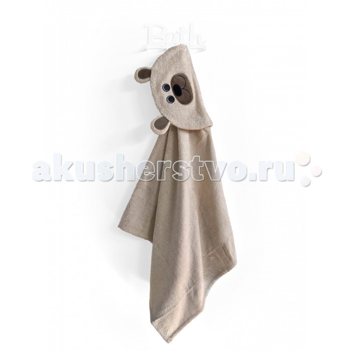 Полотенца Fluffy Bunny Полотенце с капюшоном Мишка, Полотенца - артикул:530751 Полотенца Fluffy Bunny Полотенце с капюшоном Мишка, Полотенца - артикул:530751