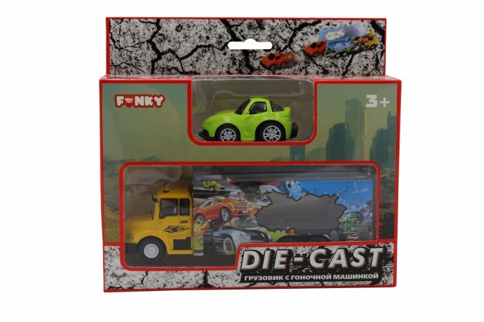 Машины Funky Toys Набор: грузовик и машинка die-cast