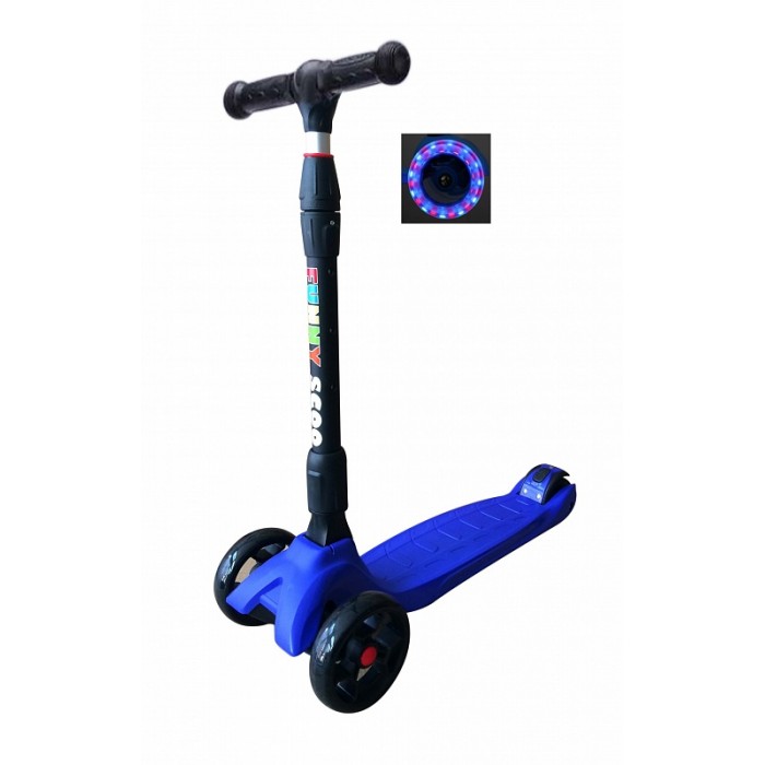 Трехколесный самокат Funny Scoo MS-962 Voyage luxeMS-962 Voyage luxe Трехколесный самокат Funny Scoo MS-962 Voyage luxeMS-962 Voyage luxeТрехколесный самокат Funny Scoo MS-962 Voyage luxe - легкий и удобный самокат. Особенности: Алюминиевый руль с возможностью подъема. Высота руля: от 65 см до 87 см. Светящееся колёса: PU, диаметр передних 130/30 мм, задних 90 мм. Высокоточные подшипники, жесткость 78А. Нейлоновая платформа (34*13см) повышенной прочности: длинна 61,5 см, ширина 28,5 см. Вес: 3,95 кг. Размер самоката: 86,5x28,5x61,5 см<br>