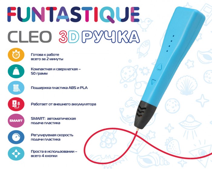 фото Funtastique 3D Ручка Cleo
