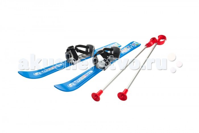 Ледовые коньки и лыжи Gismo Riders Детские лыжи с палками и креплениями Baby Ski 70 см, Ледовые коньки и лыжи - артикул:445004 Ледовые коньки и лыжи Gismo Riders Детские лыжи с палками и креплениями Baby Ski 70 см, Ледовые коньки и лыжи - артикул:445004
